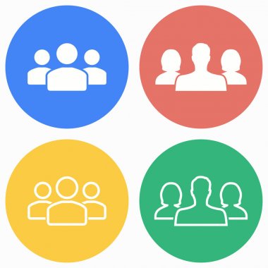 insanlar Icon set.