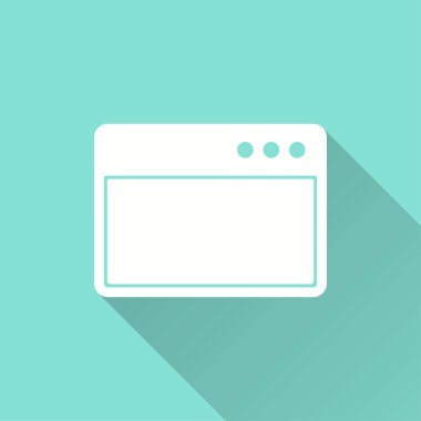 Tarayıcı - vektör simgesi.