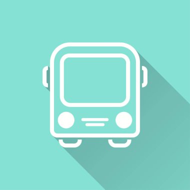 Otobüs - vektör simgesi.