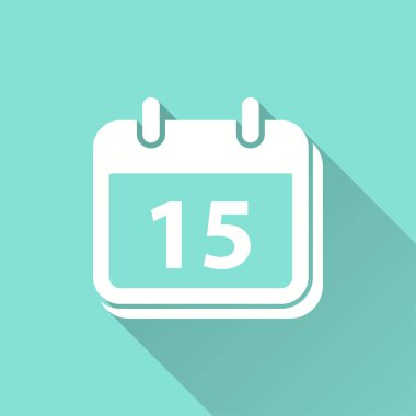 Takvim - vektör simgesi.