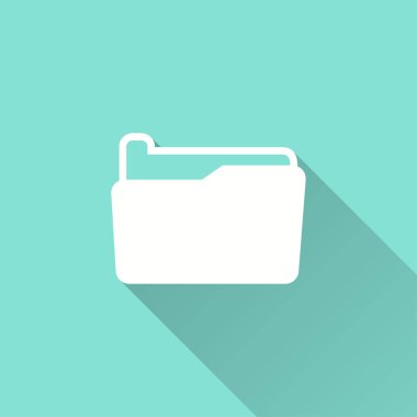 Klasör - vektör simgesi.