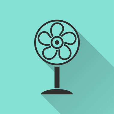 Fan - vektör simgesi.