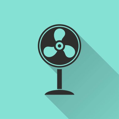 Fan - vektör simgesi.