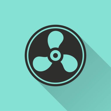 Fan - vektör simgesi.