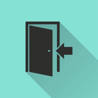 Kapı - vektör simgesi.