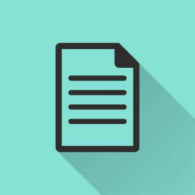 Belge - vektör simgesi.