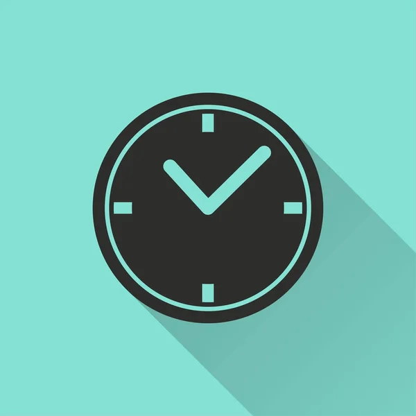 Horloge - icône vectorielle . — Image vectorielle