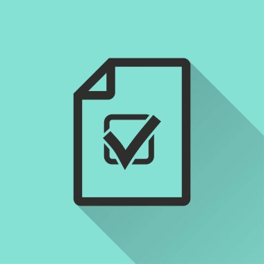 Kontrol listesi - vektör simgesi.