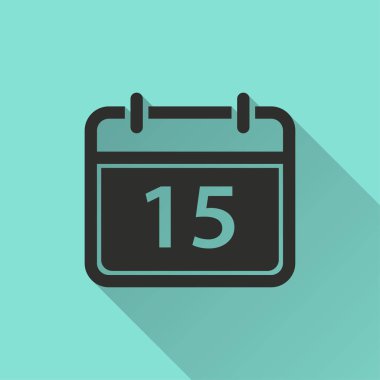 Takvim - vektör simgesi.