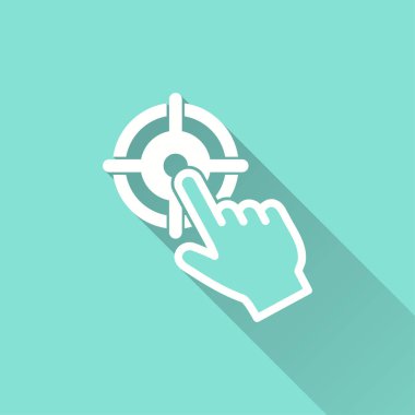 Hedef - vektör simgesi.