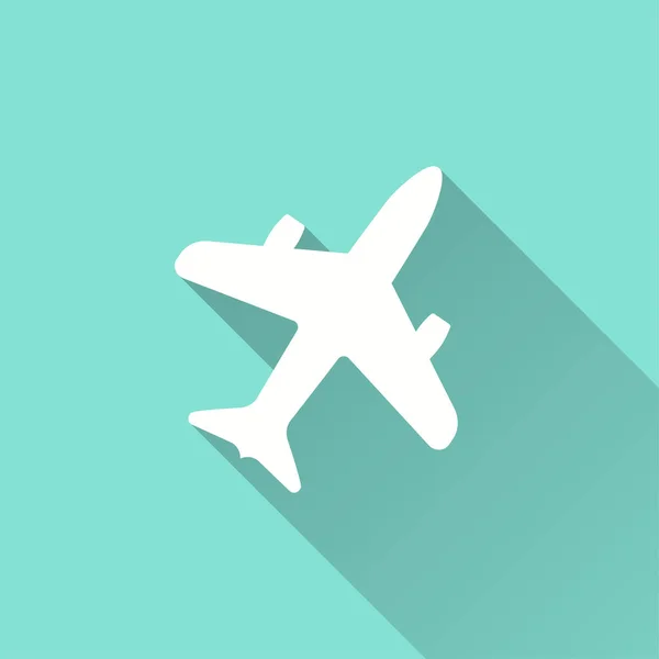 Airplane - vector icon. — Stock Vector