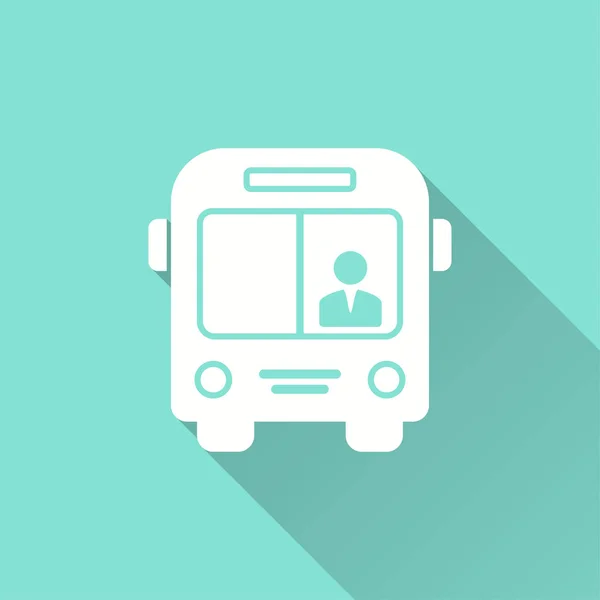 Bus - vector icon. — Stock Vector