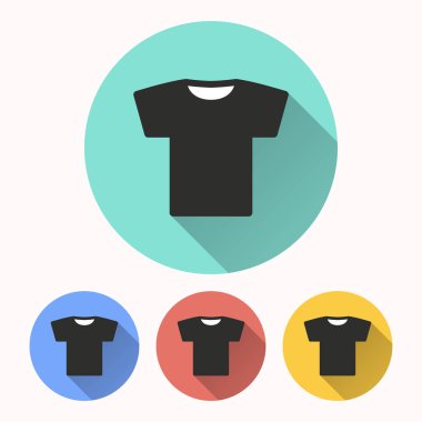 T-shirt-vektör simgesi.