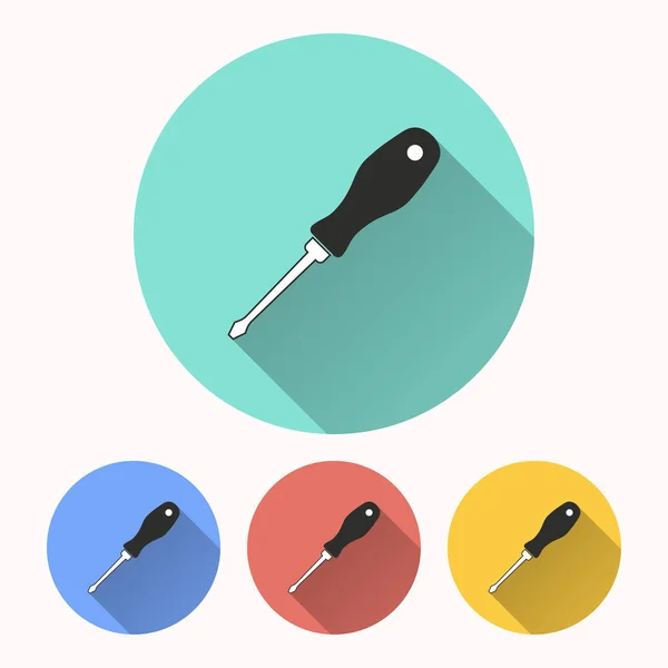 Screwdriver - vector icon. — Stock Vector