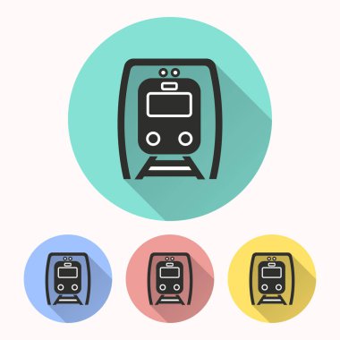 Metro - vektör simgesi.