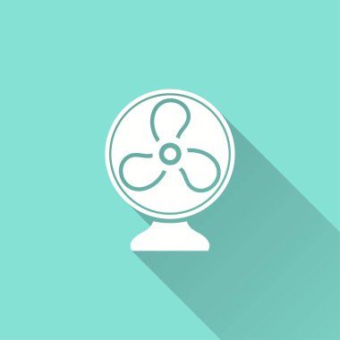 Fan - vektör simgesi.