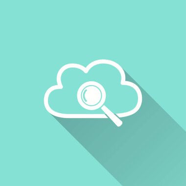 Cloud computing - simge vektör.