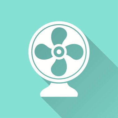 Fan - vektör simgesi.