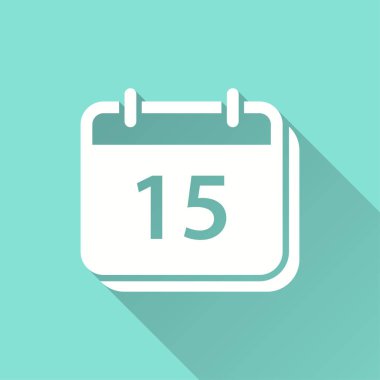 Takvim - vektör simgesi.