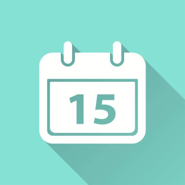 Takvim - vektör simgesi.