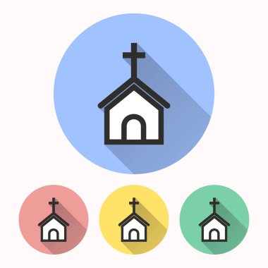 Kilise - vektör simgesi.