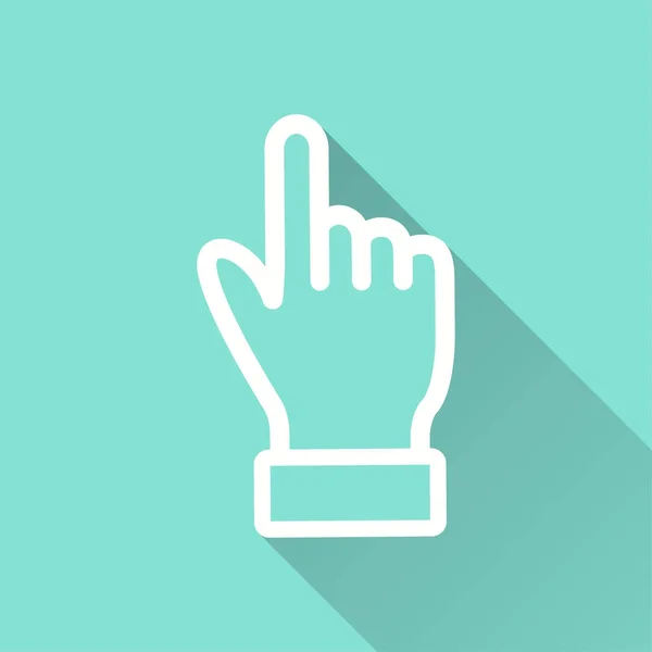 Hand - vector pictogram. — Stockvector