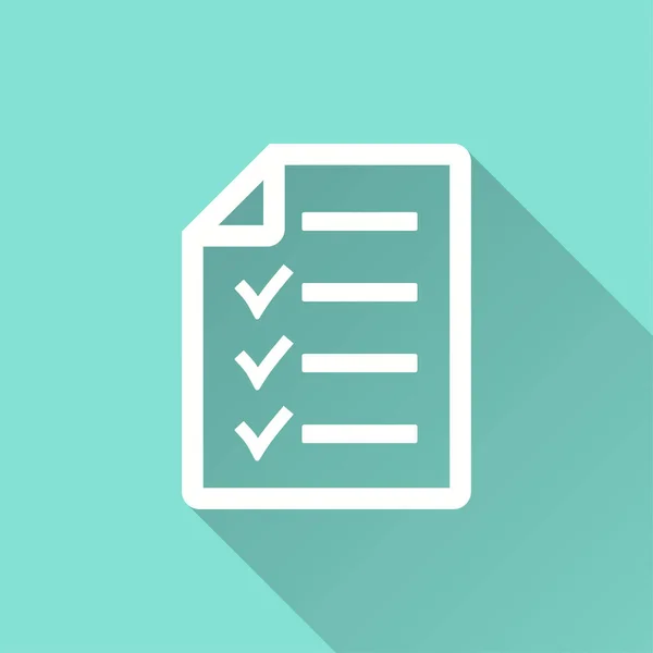 Checklist - vector icon. — Stock Vector