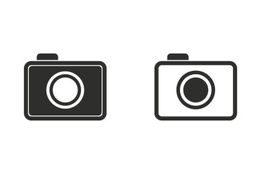 Fotoğraf - vektör simgesi.