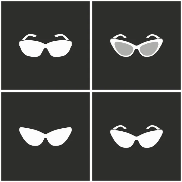 Set di icone per occhiali da sole . — Vettoriale Stock