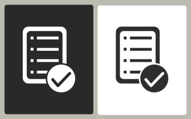 Anket - vektör simgesi.