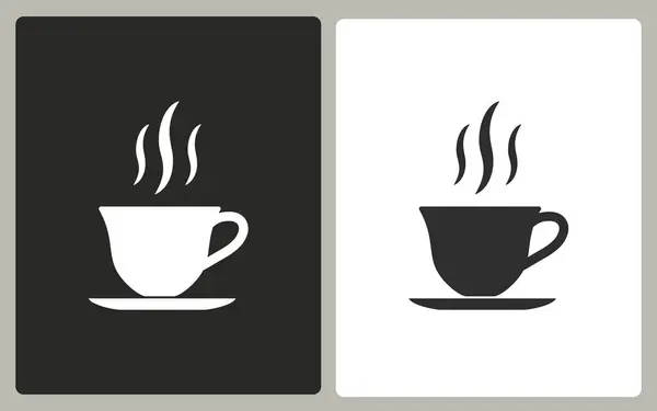 Tasse à café icône vectorielle . — Image vectorielle