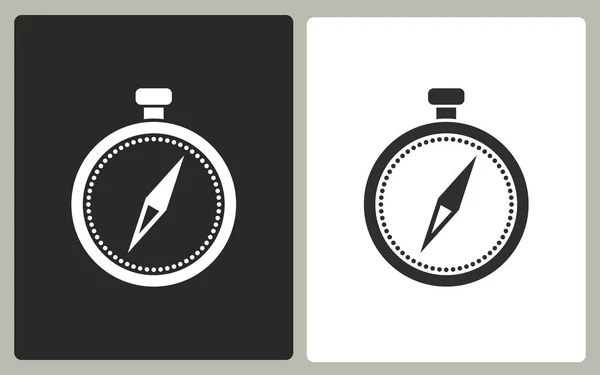 Kompas - vector pictogram. — Stockvector