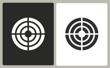 Hedef - vektör simgesi.