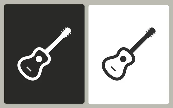 Guitar - vector icon. — Stock Vector