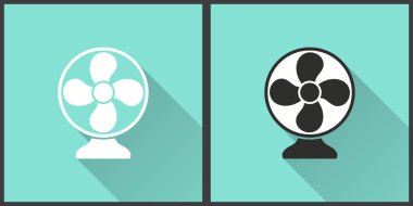 Fan - vektör simgesi.