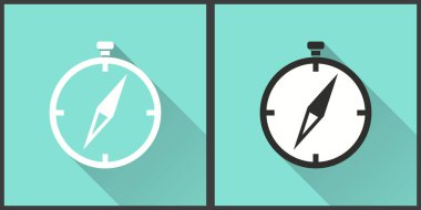 Kronometre - vektör simgesi.