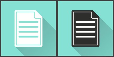 Belge - vektör simgesi.