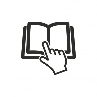 Kitap - vektör simgesi.