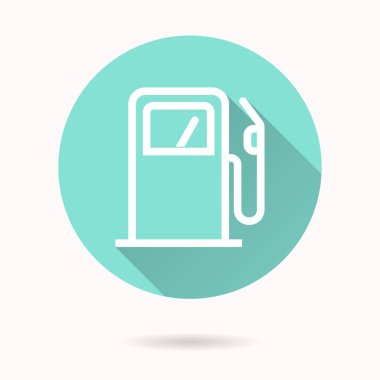 Yakıt - vektör simgesi.