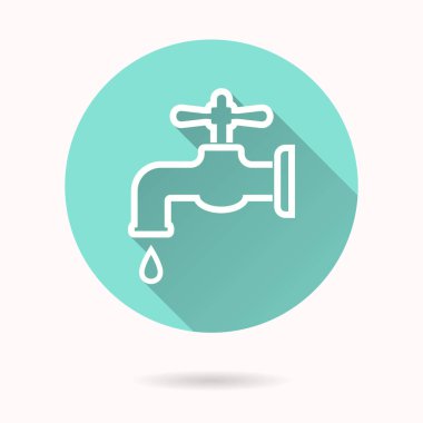 Musluk - vektör simgesi.