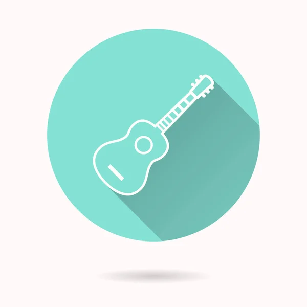 Guitar - vector icon. — Stock Vector