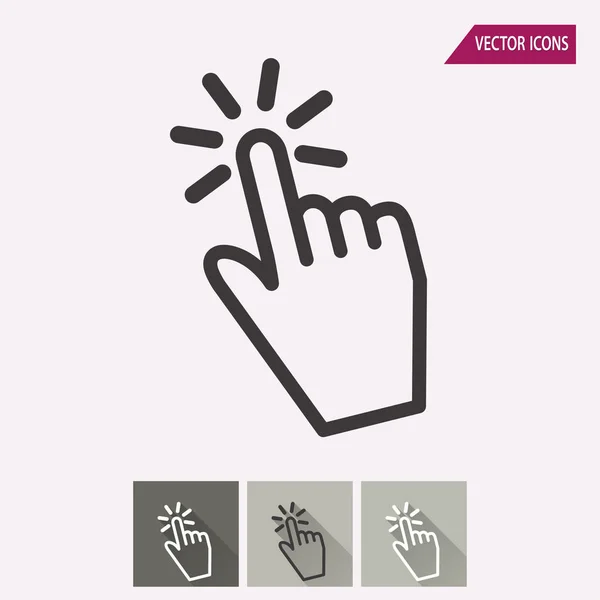Kéz - vektor ikon. — Stock Vector