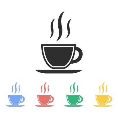 Kahve fincanı - vektör simgesi.