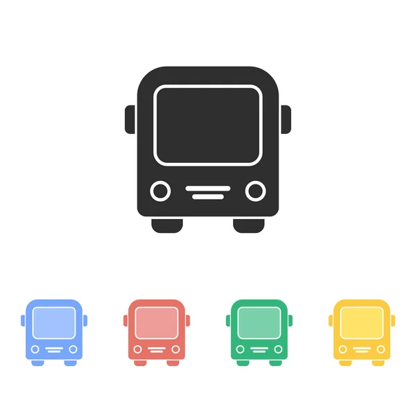 Bus - icono de vector . — Vector de stock