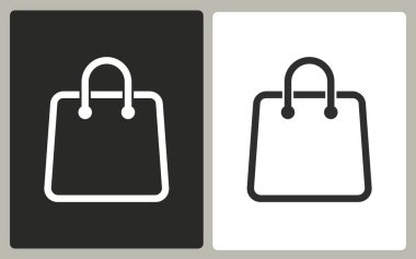 alışveriş çantası - vektör simgesi.