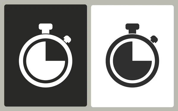 Stopwatch - vector pictogram. — Stockvector