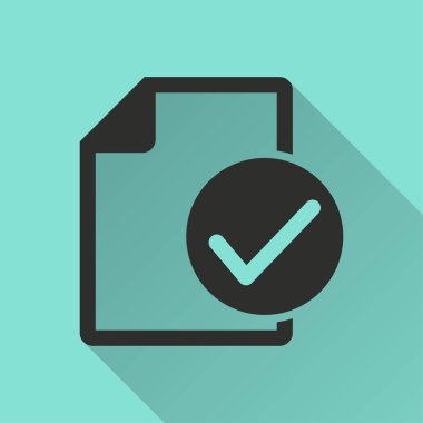 Kontrol listesi - vektör simgesi.