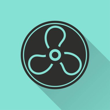 Fan - vektör simgesi.