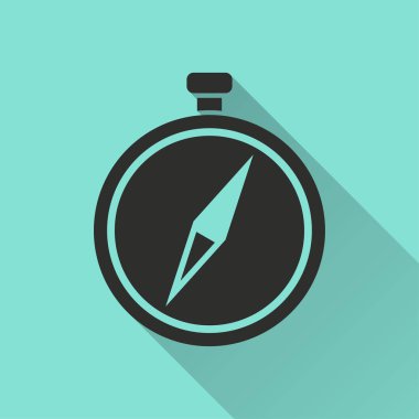 Pusula - vektör simgesi.