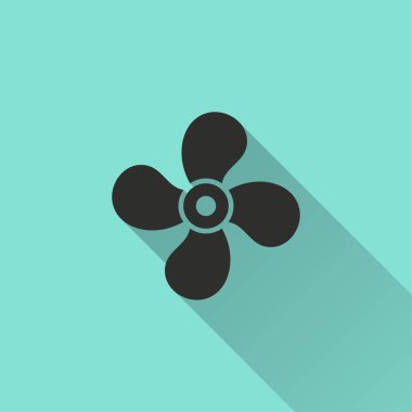 Fan - vektör simgesi.